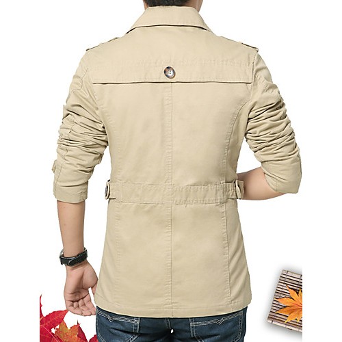 Men's new winter men jackets windbreaker pure color coat blazer HXTX-5793